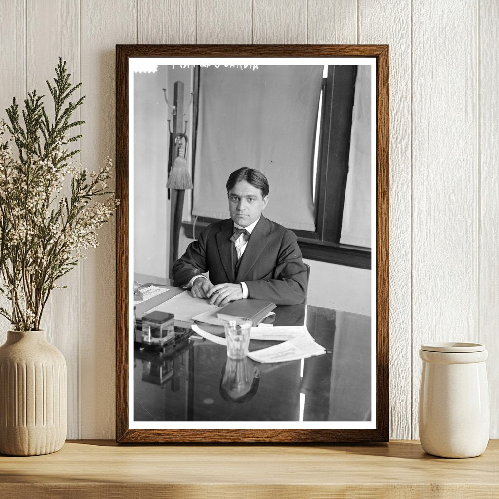 Historic 1917 Portrait of Future NYC Mayor La Guardia