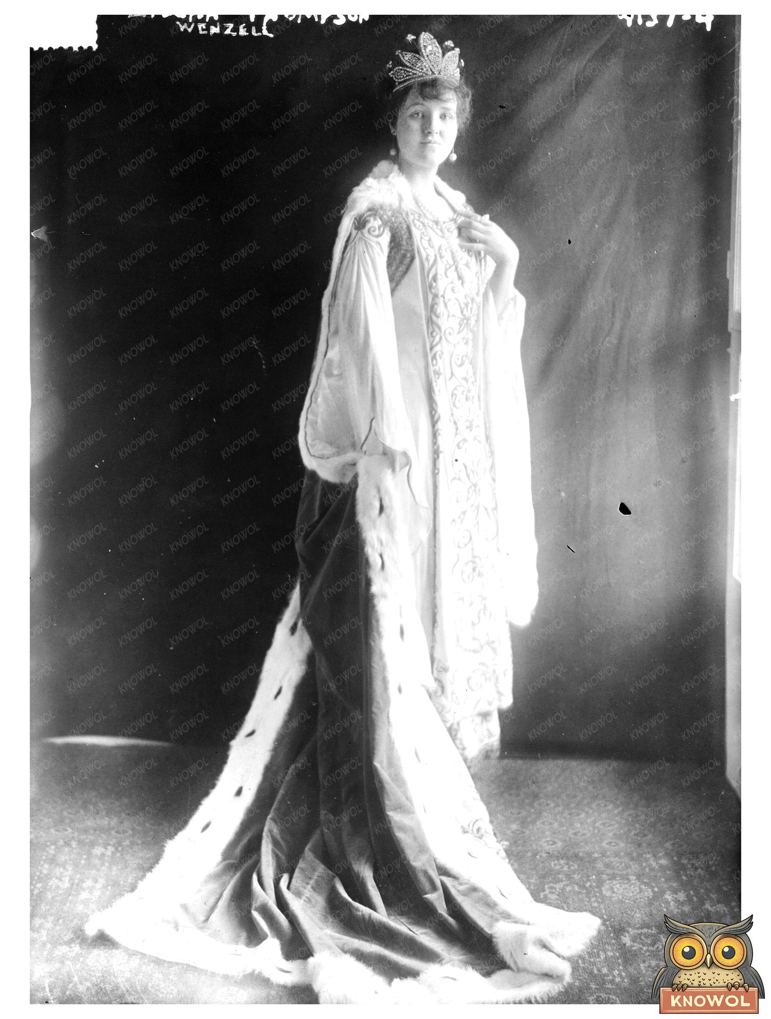 Historic Zillah Thompson Wenzell Print, Vintage Art
