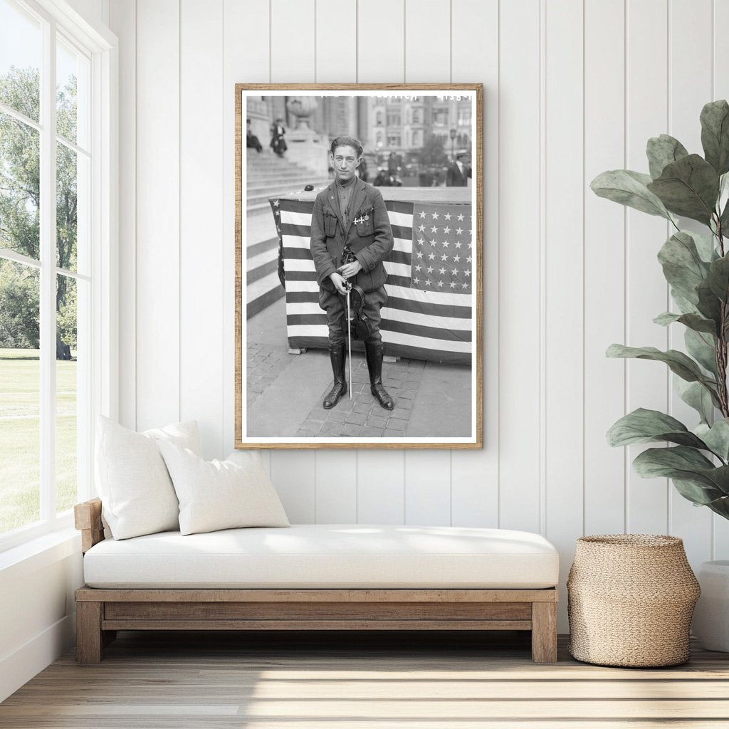 Vintage Violinist Portrait from the Early 20th Century