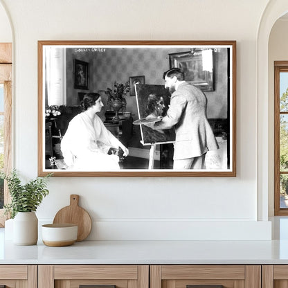 Celebrated Opera Star in Graceful 1917 Portrait