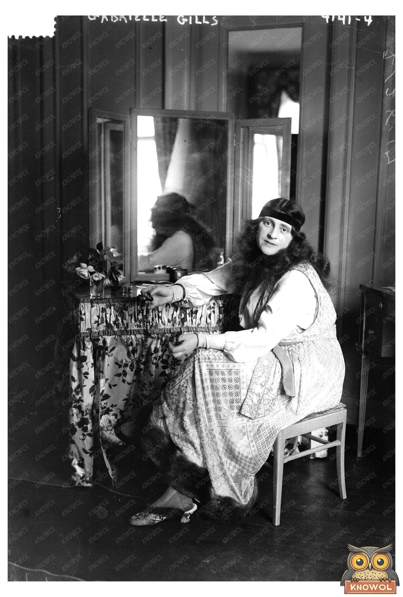 1917 Portrait of Rising Star Gabrielle Gills