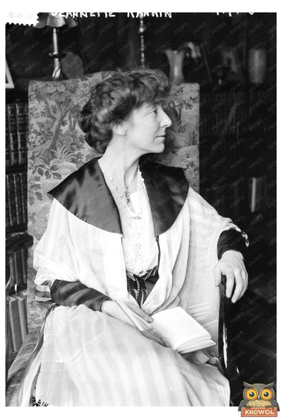 Historic Portrait of Jeannette Rankin, 1917