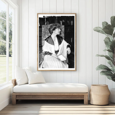 Historic Portrait of Jeannette Rankin, 1917