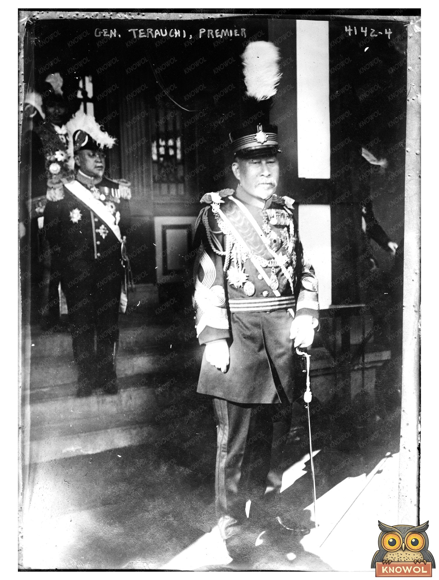 Historic Gen. Terauchi, Premier Print, Vintage Art