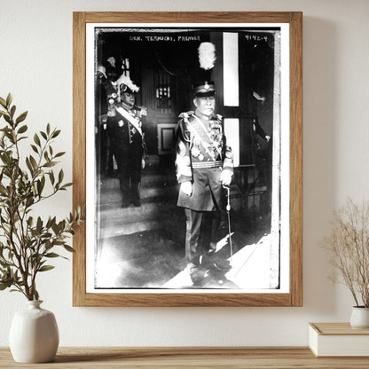 Historic Gen. Terauchi, Premier Print, Vintage Art