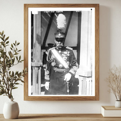 Historic Lt. Gen. Oshima Print, Vintage Art