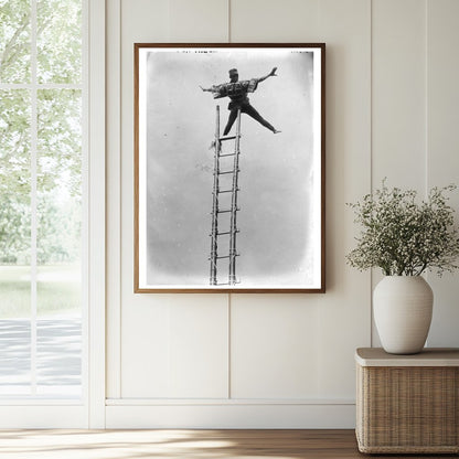 Historic Tokyo firemen Print, Vintage Art