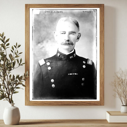 Historic Gen. C.A. Devol Print, Vintage Art