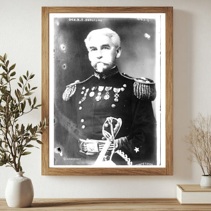 Historic Gen. H.R. Anderson Print, Vintage Art