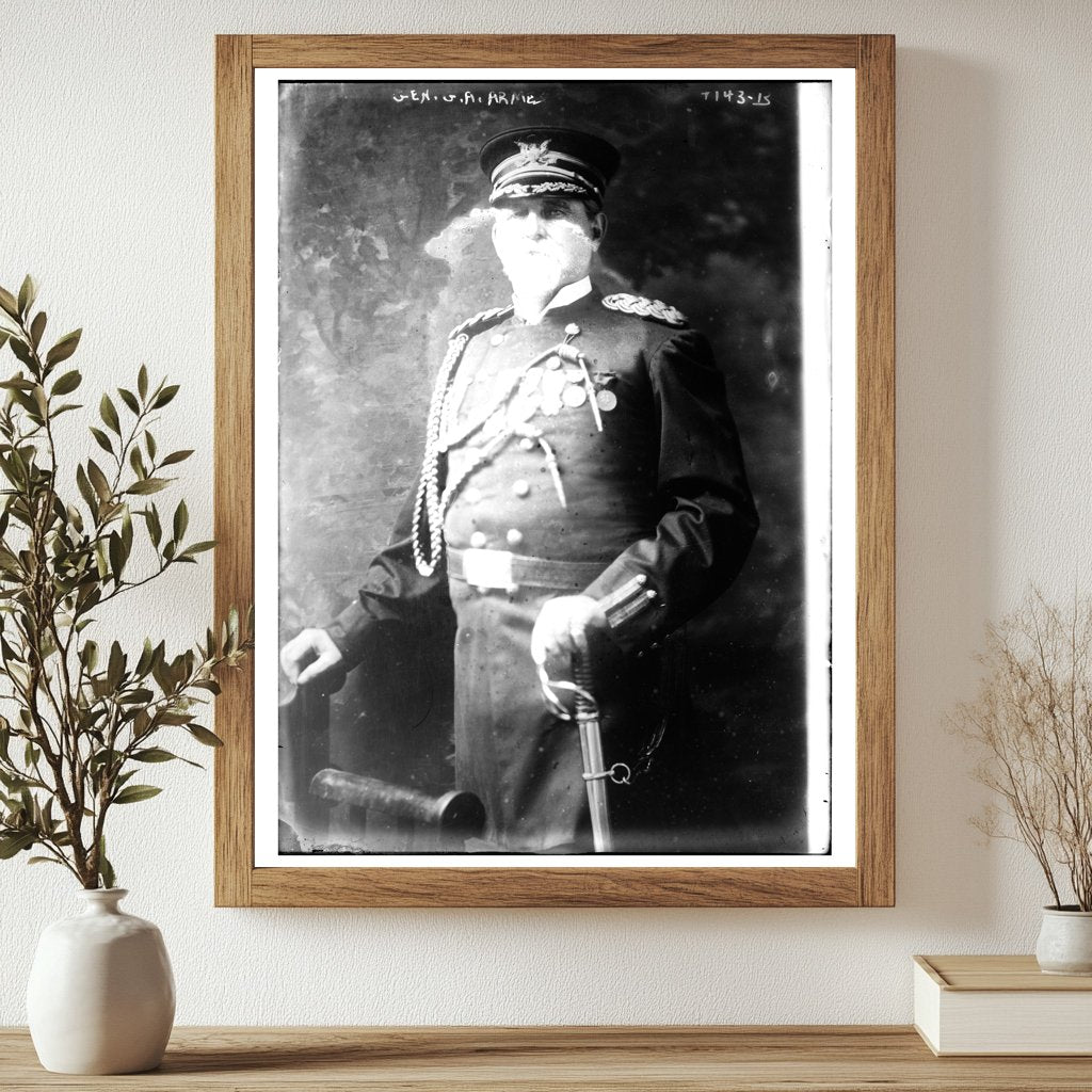 Historic Gen. G.A. Armes Print, Vintage Art