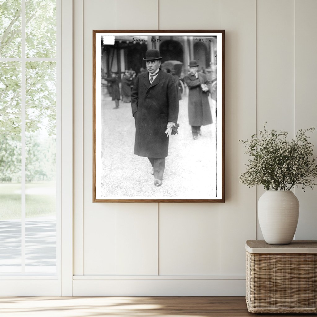 Historic Baron Kato Print, Vintage Art
