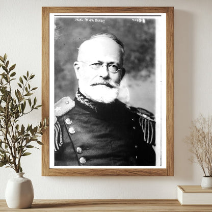 Historic Gen. W.H. Bixby Print, Vintage Art