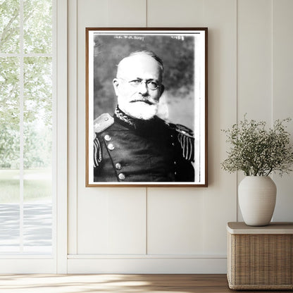 Historic Gen. W.H. Bixby Print, Vintage Art