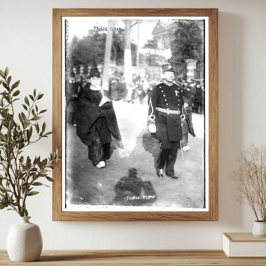 Historic Prince Oyama Print, Vintage Art