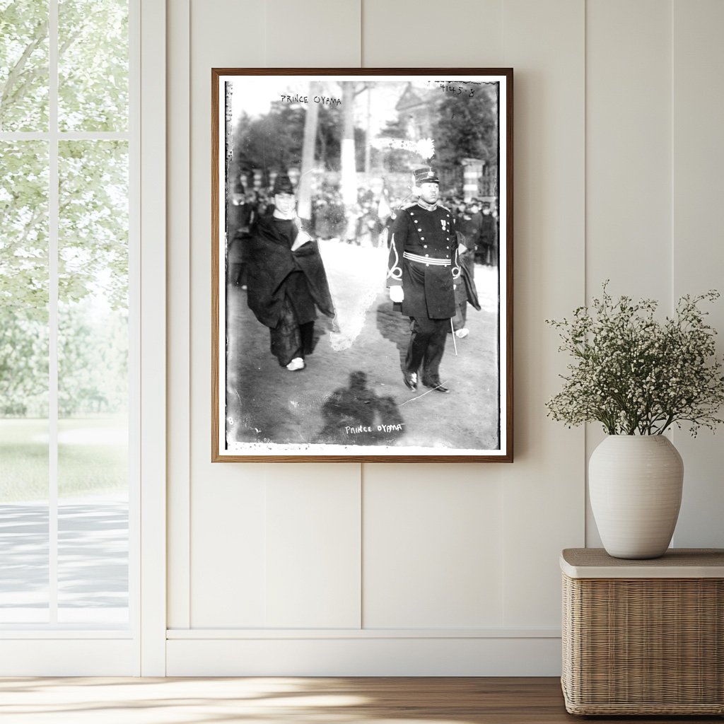 Historic Prince Oyama Print, Vintage Art