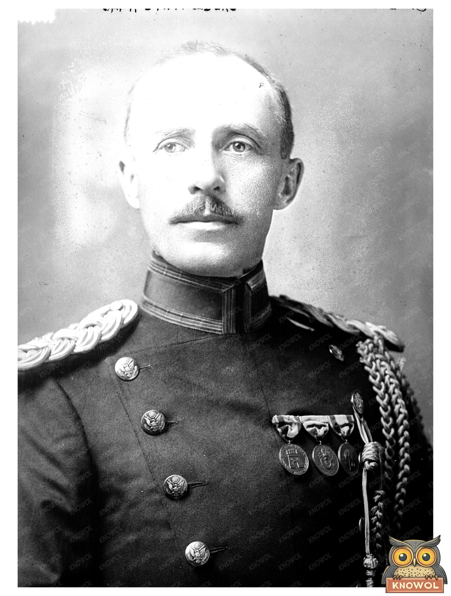 Historic Capt. E.R. Heiberg Print, Vintage Art