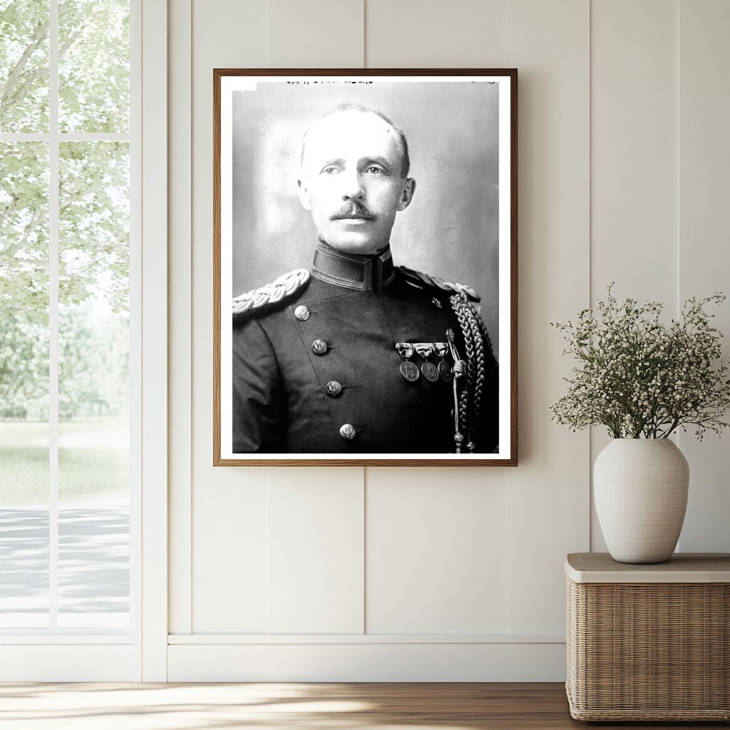 Historic Capt. E.R. Heiberg Print, Vintage Art