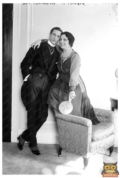 1920s Hollywood Icons: Tellegen & Farrar Portrait