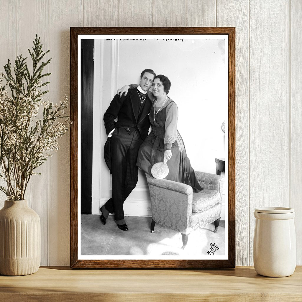 1920s Hollywood Icons: Tellegen & Farrar Portrait