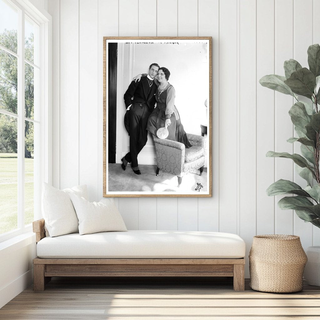 1920s Hollywood Icons: Tellegen & Farrar Portrait