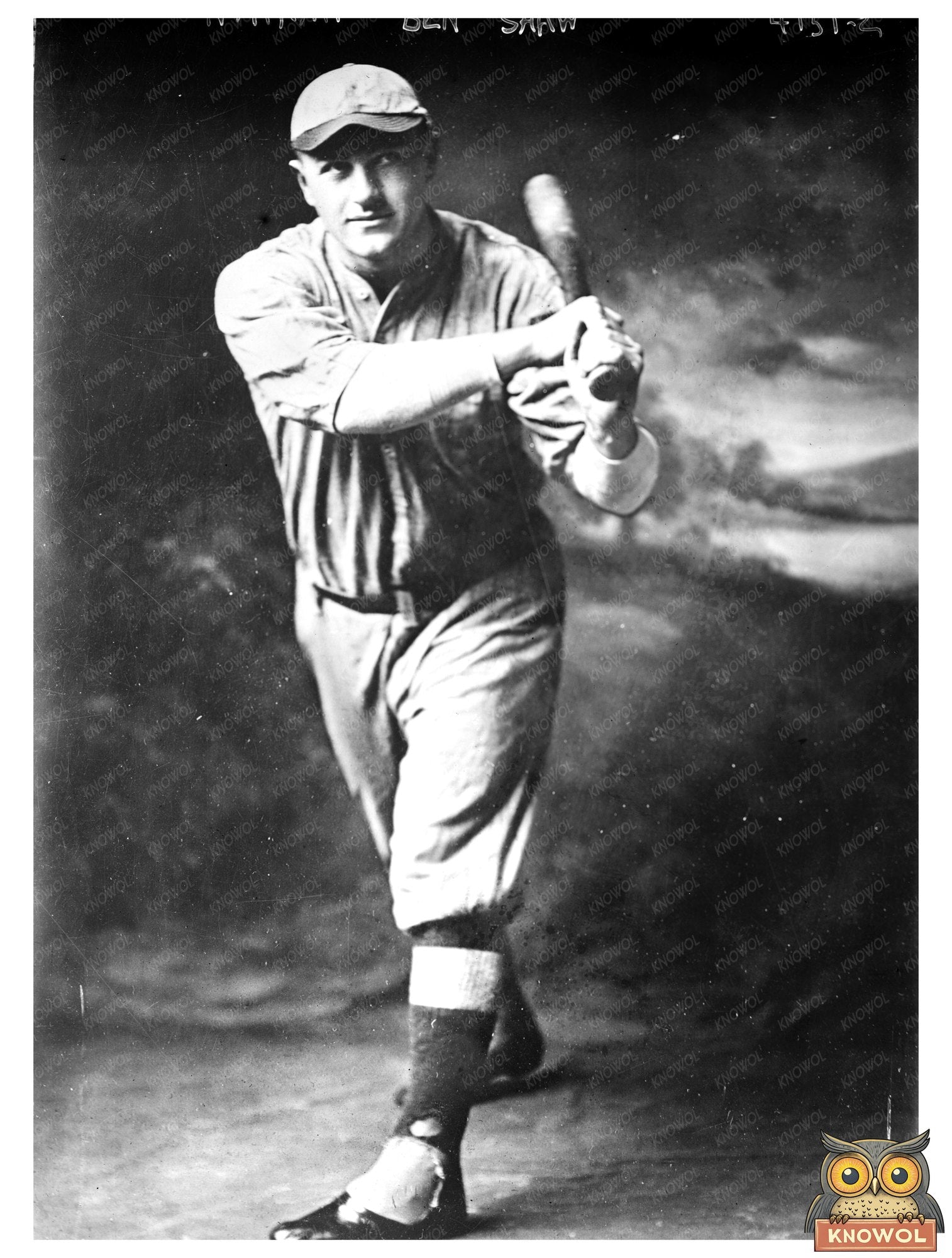 Historic [Ben Shaw, New York AL prospect in Spring of 1917 (baseball)] Print, Vintage Art