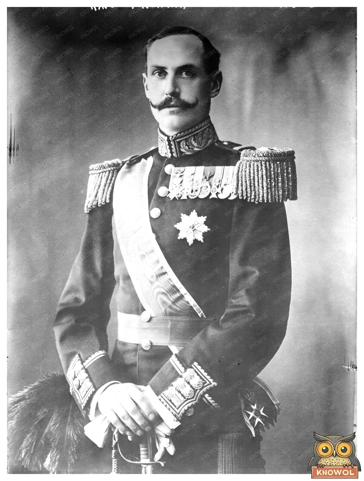 Historic King of Norway Print, Vintage Art
