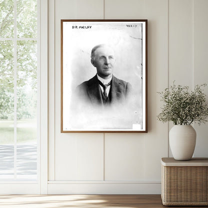 Historic Sir Maclay Print, Vintage Art