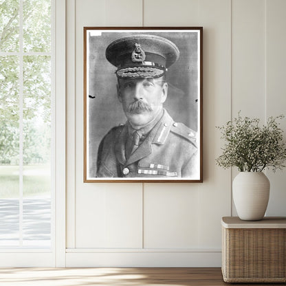 Historic Gen. F. Stanley Maude Print, Vintage Art