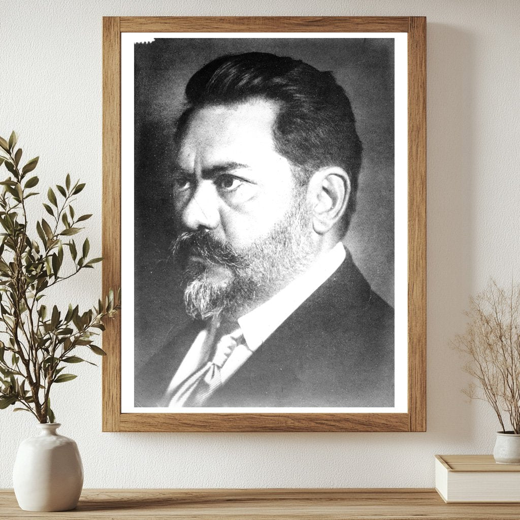 Historic Dr. Manuel France Print, Vintage Art