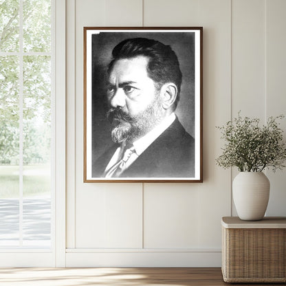 Historic Dr. Manuel France Print, Vintage Art