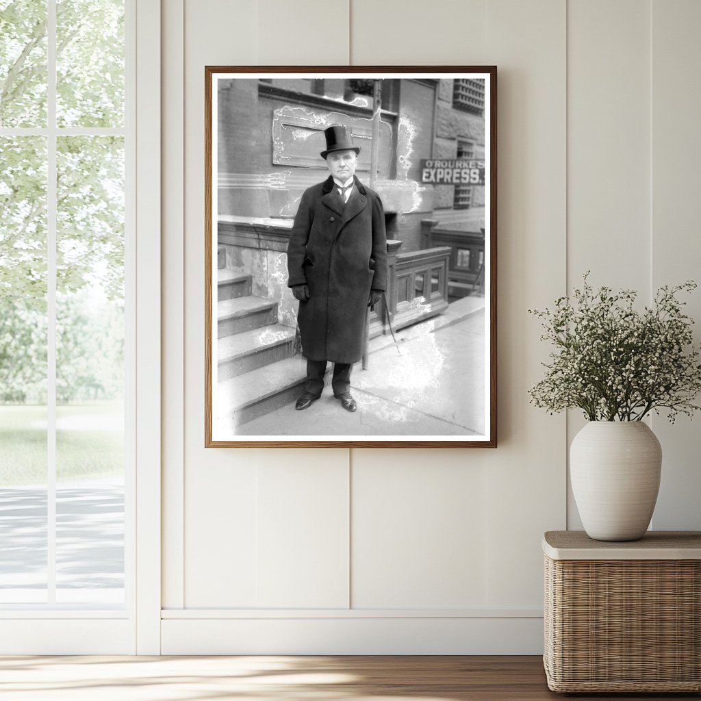 Historic Walter Damrosch Print, Vintage Art