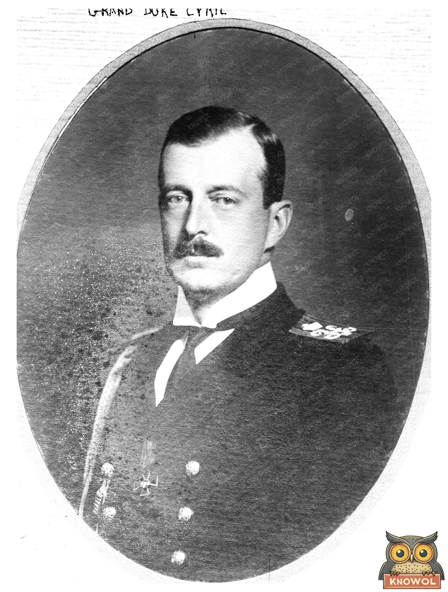 Historic Grand Duke Cyril Print, Vintage Art
