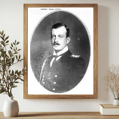 Historic Grand Duke Cyril Print, Vintage Art
