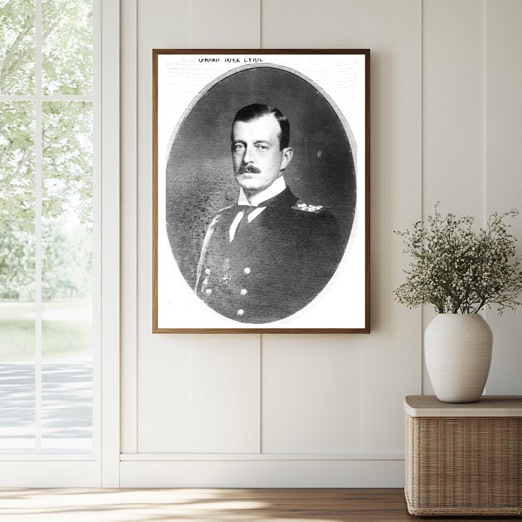 Historic Grand Duke Cyril Print, Vintage Art