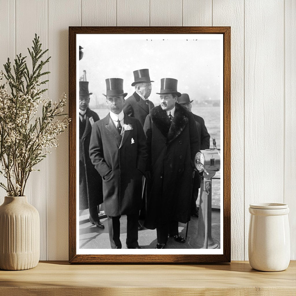 Historic Portrait of Notable 1913 Business Tycoons