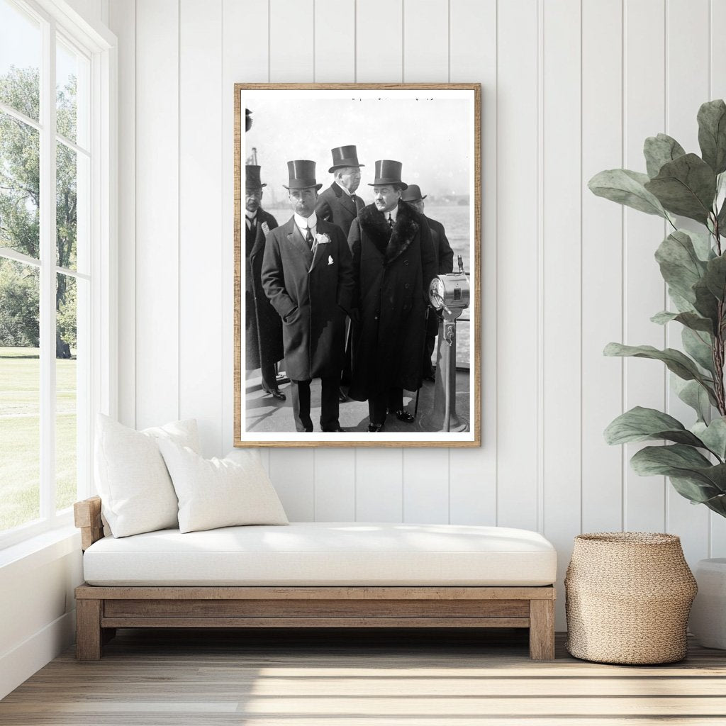 Historic Portrait of Notable 1913 Business Tycoons