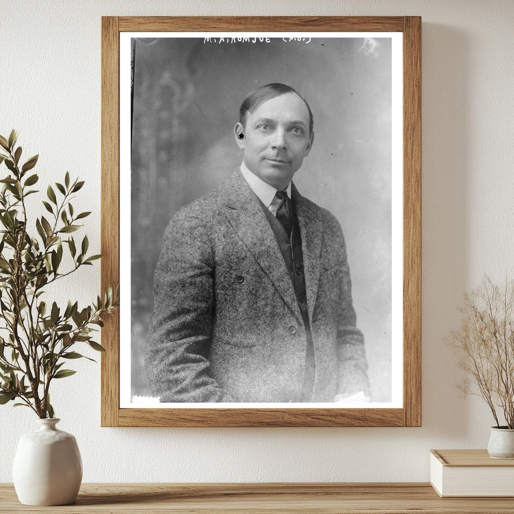 Historic M.A. Romjue (Mo.) Print, Vintage Art