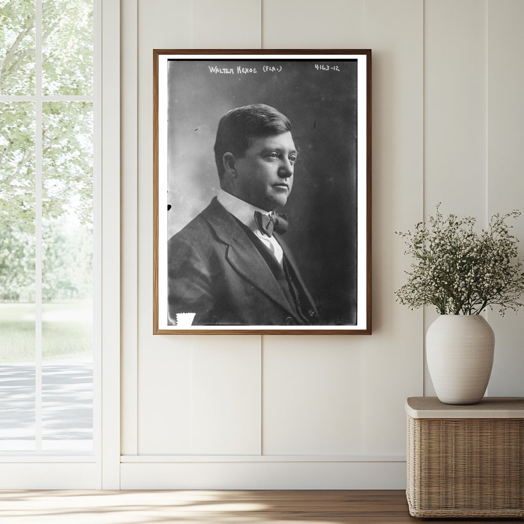 Historic Walter Kehoe (Fla.) Print, Vintage Art