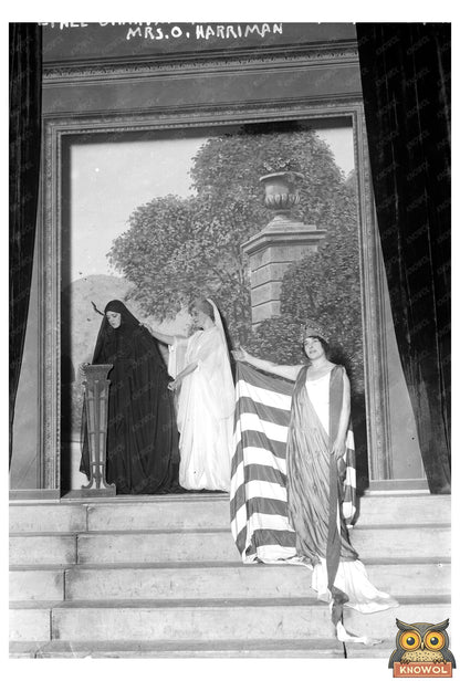 Elegant Society Gathering: 1910s Cultural Icons