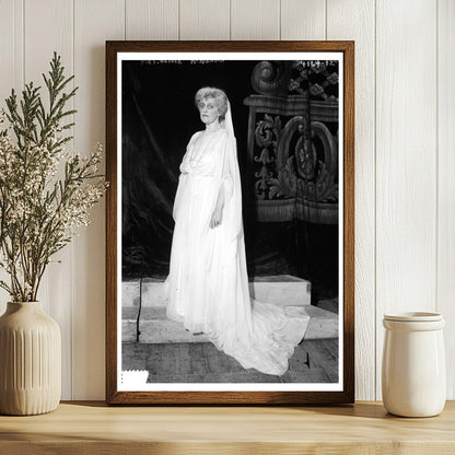 Elegant Portrait of Mrs. Harriman, 1917 Glamour