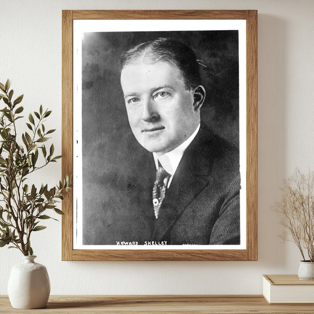 Historic Howard Shelley Print, Vintage Art