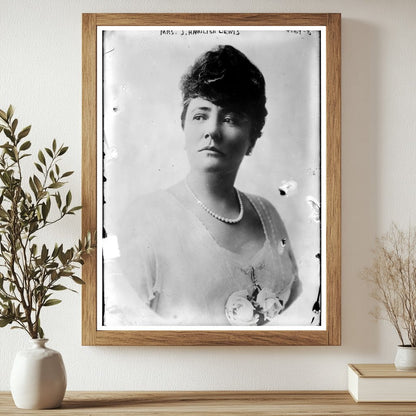 Historic Mrs. J. Hamilton Lewis Print, Vintage Art
