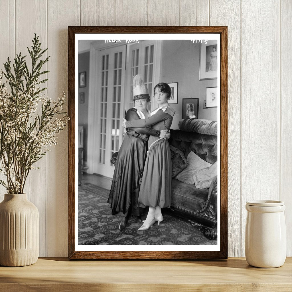 1918 Portrait of a Cultural Icon in Transition