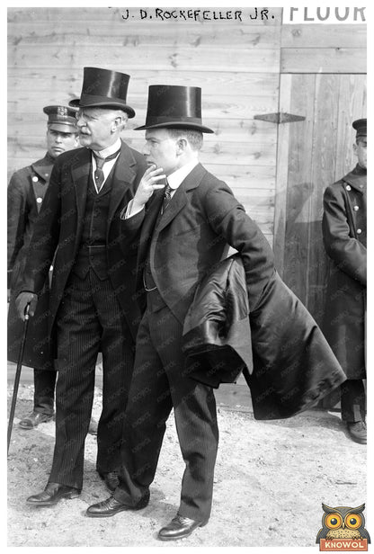 1929 Snapshot of Financial Titans: Baker & Rockefeller