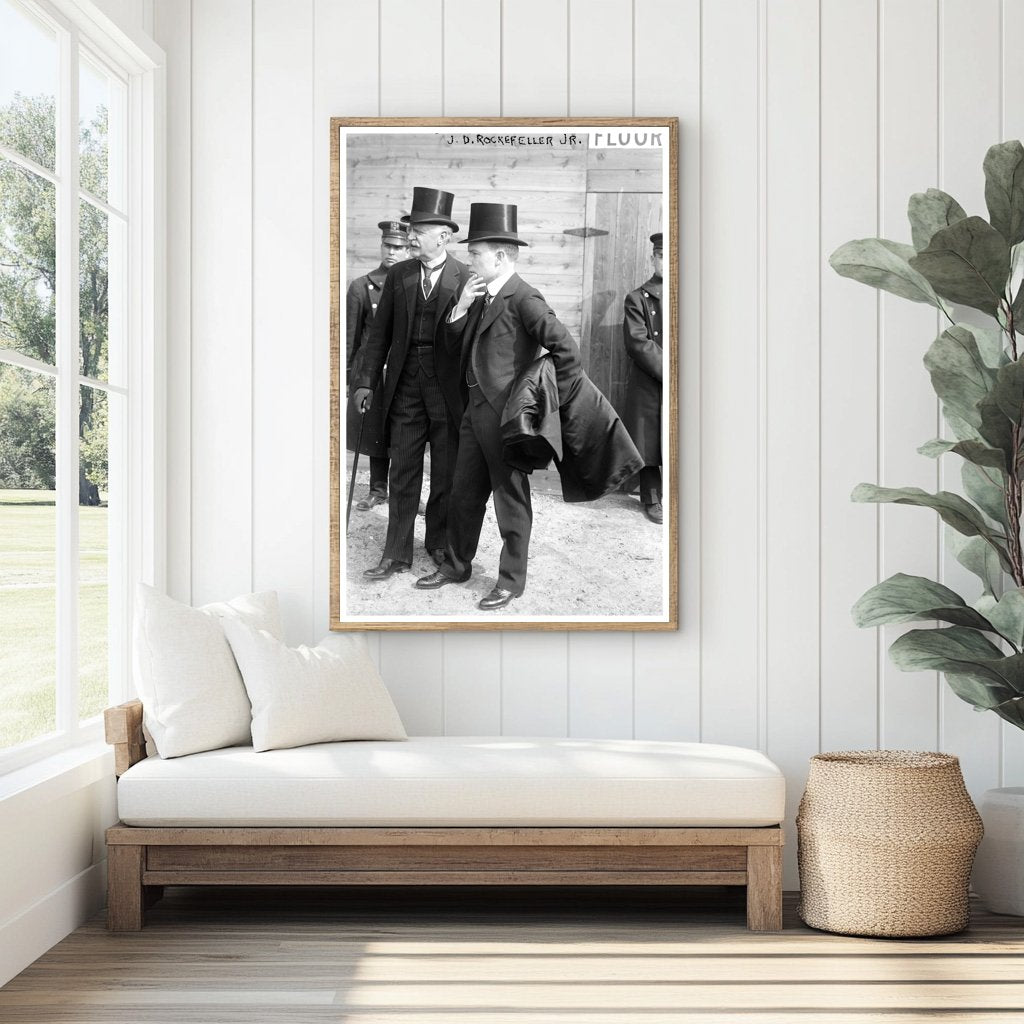 1929 Snapshot of Financial Titans: Baker & Rockefeller