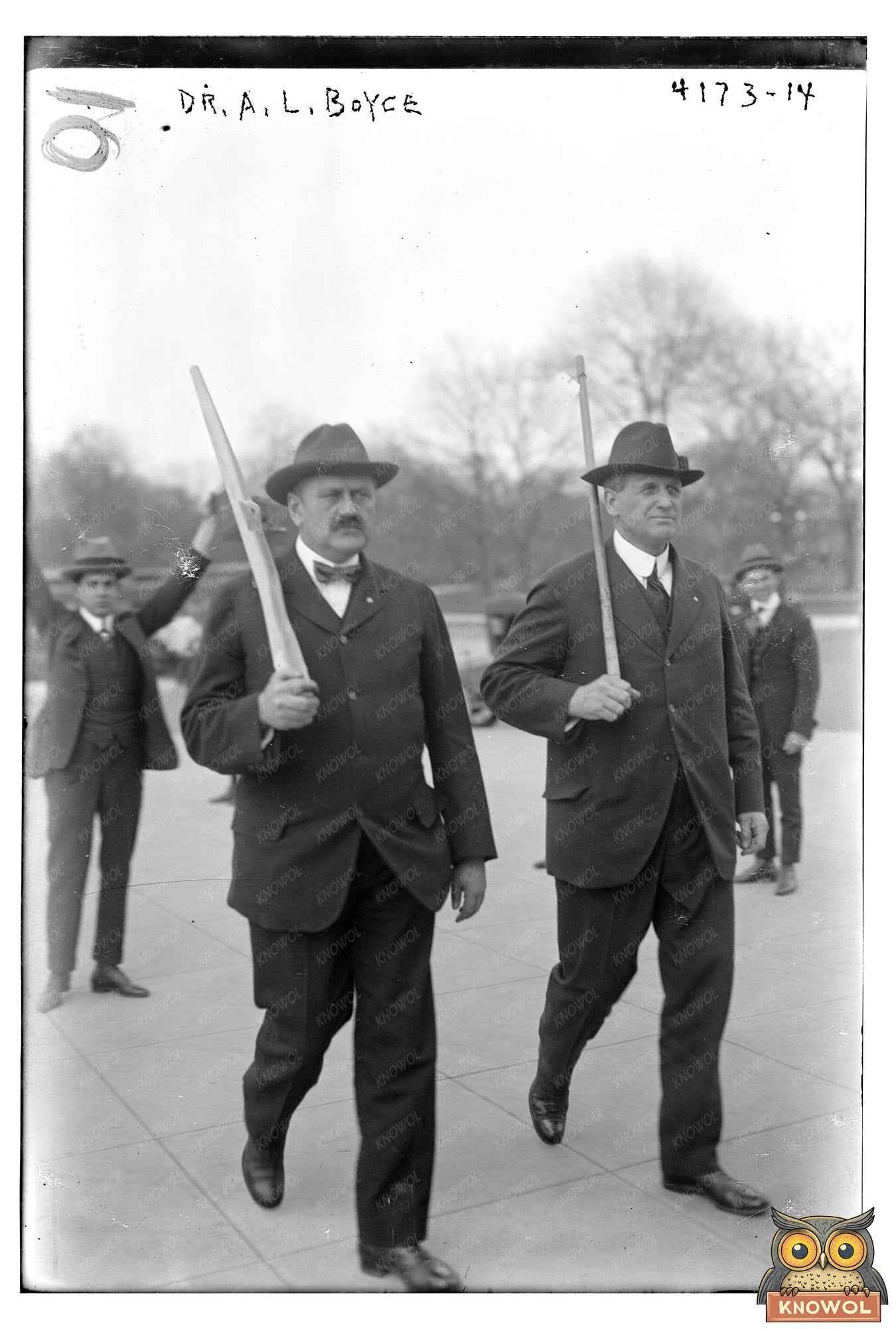 1917 Portrait of Dr. A.L. Boyce in Washington, D.C.