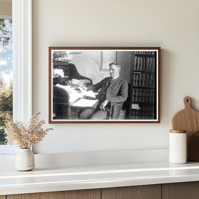 Influential Early 20th-Century Politician Portrait