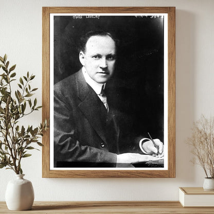 Historic Owen Lovejoy Print, Vintage Art