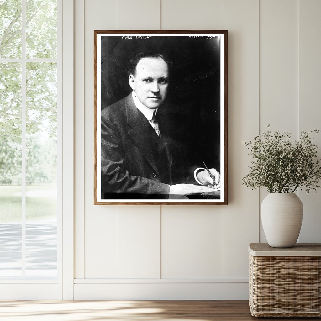 Historic Owen Lovejoy Print, Vintage Art