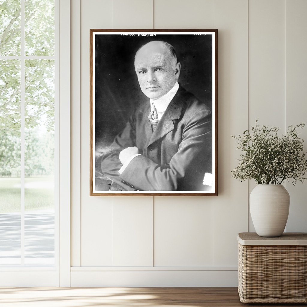 Historic Fairfax Harrison Print, Vintage Art